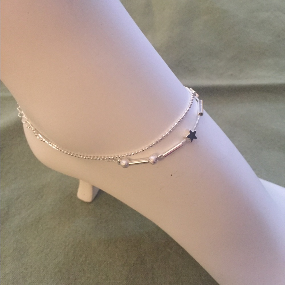 Sterling anklet